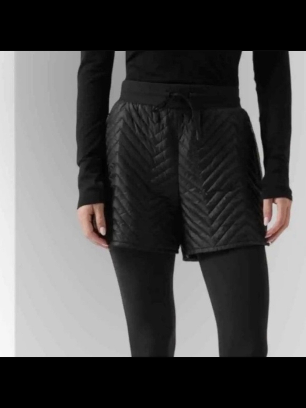 NWOT Athleta Apres Quilted Ski Shorts - Size 16